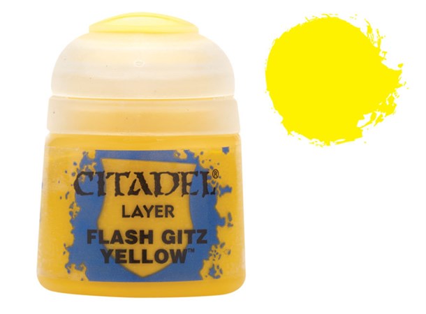 Citadel Paint Layer Flash Gitz Yellow (Også kjent som Sunburst Yellow)